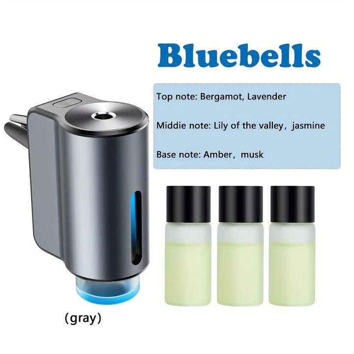 Smart Car Air Aromatherapy Diffuser, Fragrance Car Air fresheners with Three Adjustable, Humidifier Essential Oil Diffuser for Vehicle - Total Trends Fusion