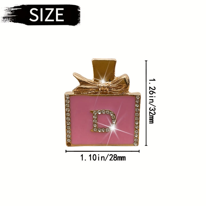 Elegant Diamond Perfume Bottle Car Air Freshener: Women'S Car Air Freshener with Fragrance Source - Scented Slips for Your Car'S Air Conditioning Blade - Total Trends Fusion