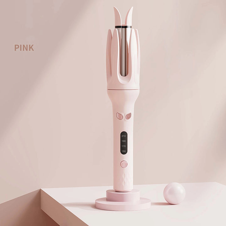 28mm Large Barrel Genai Automatic Hair Curler - 4 Temperature Modes, Advanced Negative Ion Generator, Intelligent Timer & Sensor, Auto Shut-Off for Enhanced Safety and Easy Styling Experience - Total Trends Fusion