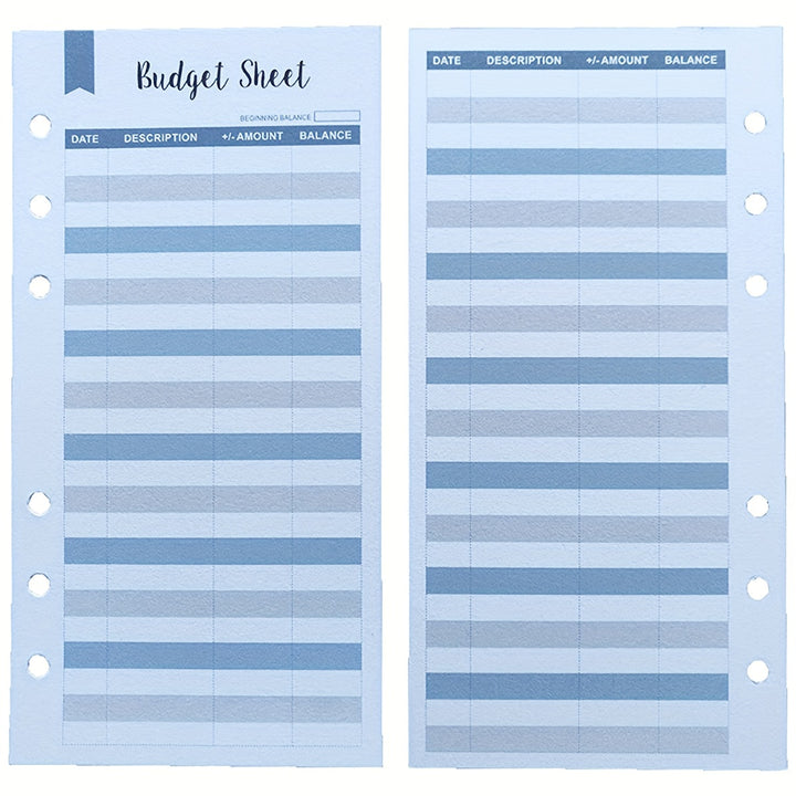 Multifunctional A6 Budget Binder with 12 Clear Zip Pockets and 12 Budget Sheets PU Cash Envelopes Portable Envelopes Organizer for Budgeting and Money Saving - Total Trends Fusion