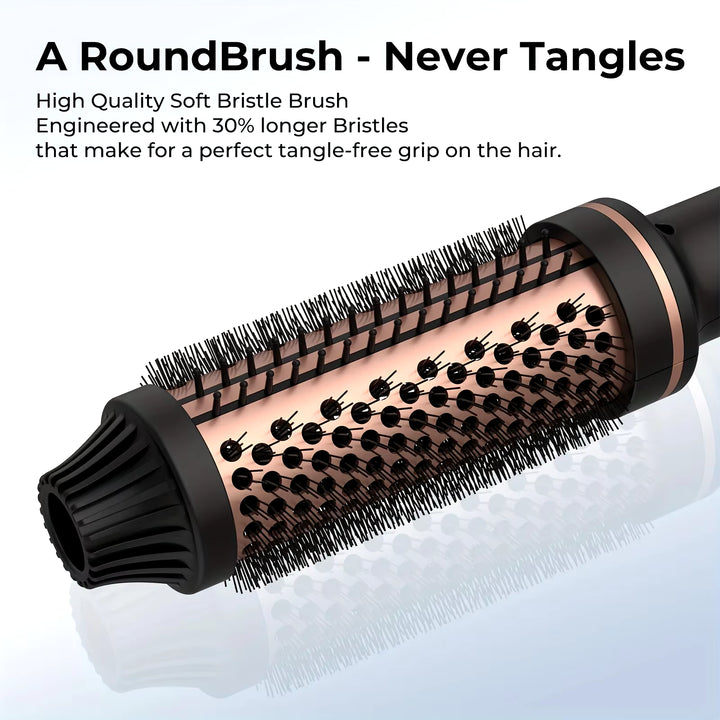 Valentine Gift Hair Curler Straightener Electric Hair Brushes Hot Comb Professional Curling Iron Heated Anti-Scald Thermal Brush