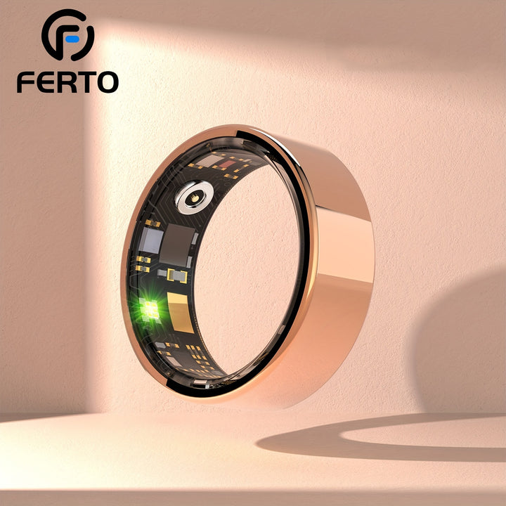 Smart Ring Fitness Tracker, Steps, Distance, Calories, Sleep Tracking, Exercise Monitoring, Compatible with iPhone Android, IP68 Waterproof, Smart Jewelry, Accessories, Gift for Women Men - Total Trends Fusion