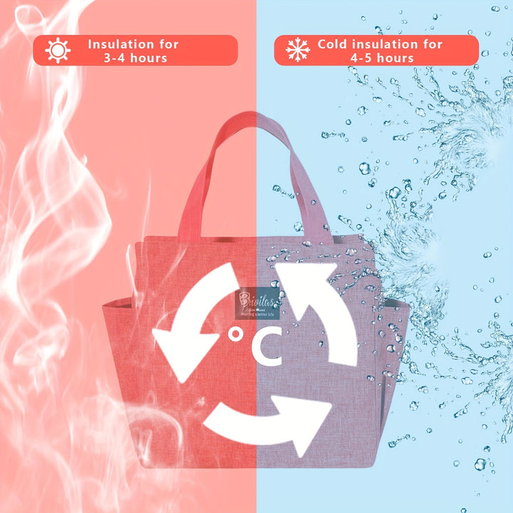 Thermal Bag Handheld Lunch Box Bag Thermal Bag Mommy Bag Multifunctional Tote Bag - Total Trends Fusion