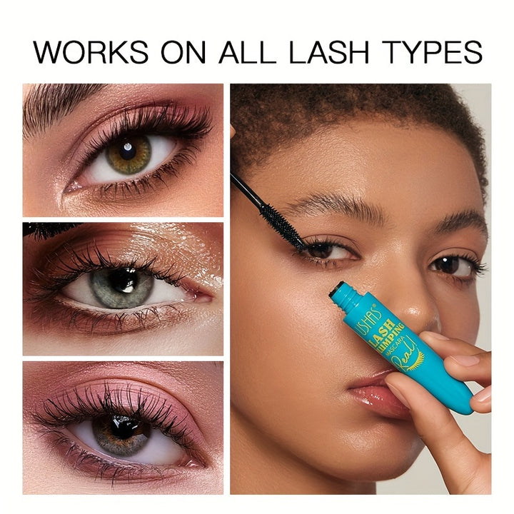 Ushas Big Lash Mascara, Extreme Black, Curling And Lengthening, Long-Lasting Formula, Waterproof, Smudge-Proof, 24-Hour Wear - Total Trends Fusion