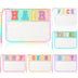6 Pcs Chenille Letter Clear Zipper Pouch Waterproof Cosmetic Pouch Clear Travel Gym Beach Bag Clear Travel Patch Purse Makeup Letter Bag For Women Girls, 6 Colors (Cute, Macaron Colors) - Total Trends Fusion