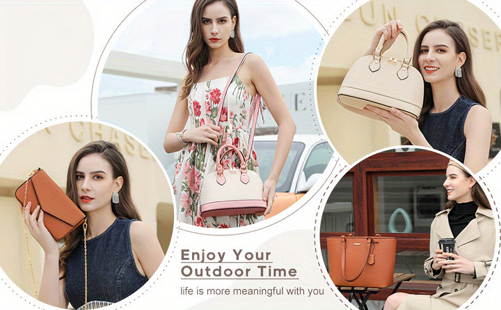 Bagsure Handbag Set, Purse Sets For Women, Tote Bag 4 Pcs, Fashion Purse Sets Women's Handbags The Tote Bag Handbags Sets