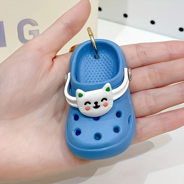 6PCS Whimsical Shoe-Shaped Bell Keychain - Unique Creative Design, Exquisite Small Gift, Backpack Pendant, Bag Accessory, Birthday, Party, Holiday Gift Idea - Total Trends Fusion