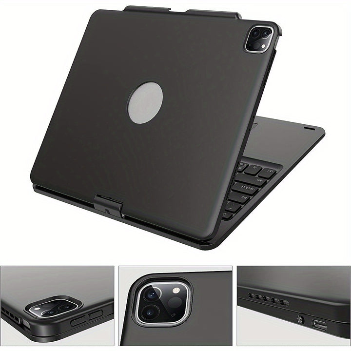 Touchpad Backlit Keyboard Case With Rotation For iPad Pro 12.9" 4/ 5/ 6th Gen 2022 - Total Trends Fusion