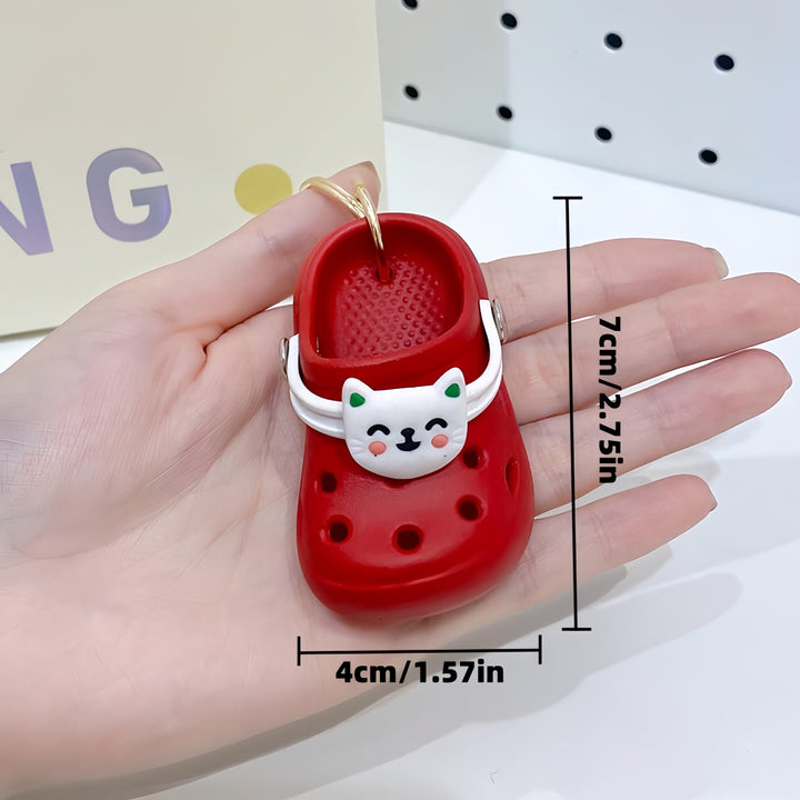 6PCS Whimsical Shoe-Shaped Bell Keychain - Unique Creative Design, Exquisite Small Gift, Backpack Pendant, Bag Accessory, Birthday, Party, Holiday Gift Idea - Total Trends Fusion