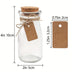 12pcs 3.4oz Small Glass Jars with Lids, 100ml Candy Jars Potion Bottles with Cork, Herb Jars, Milk Bottles, Mini Jars Set for Party Wedding Favors Halloween Décor, 2x4 inches - Total Trends Fusion