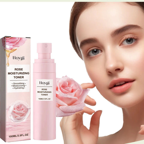 Rose Toner Moisturizing Nourishing Rejuvenating Improve Dryness Roughness Korean Skincare Oil Control Whitening Rose Water Spray