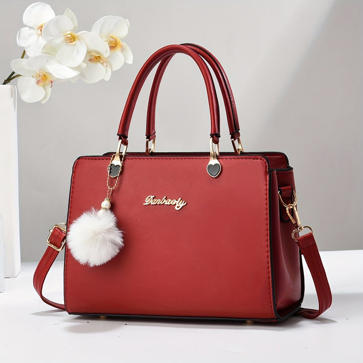 Small Fashion Purses and Handbags for Women Ladies Crossbody Bags Top Handle Satchel Shoulder Bags Totes with Pendant - Total Trends Fusion