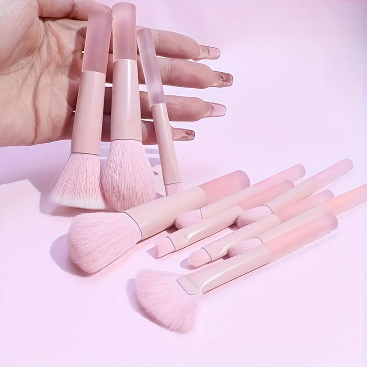 Portable Travel Supplies Mini makeup brush set, Loose Powder Brush Contour Brush Eyeshadow Brush Eyebrow Brush Concealer Brush Kit, Professional Makeup Brushes Essential Cosmetics Ideal Gift - Total Trends Fusion