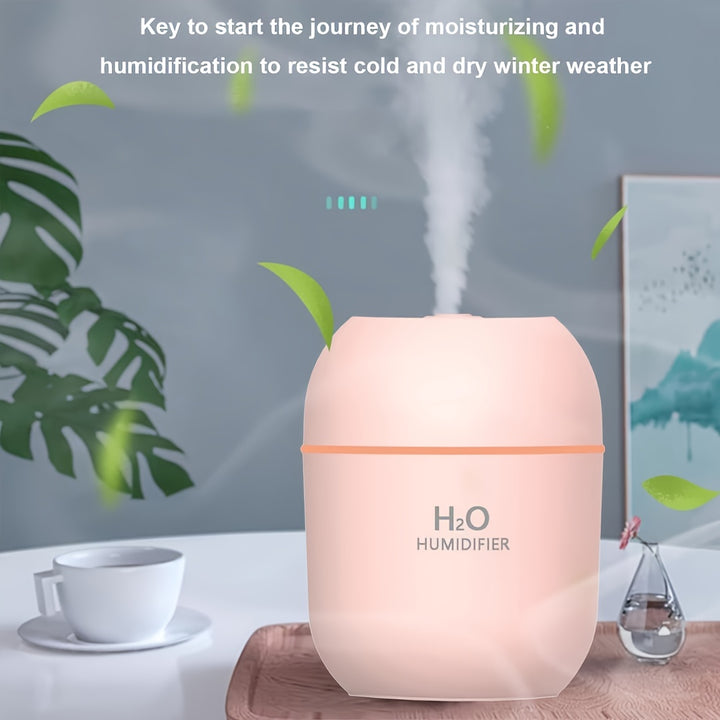 Humidifiers For Bedroom Cool Mist Humidifier (220ML Water Tank) Quiet Ultrasonic Humidifiers For Bedroom & Room Easy To Fill & Clean Cool Mist Air Humidifier For Home & Plants - Total Trends Fusion