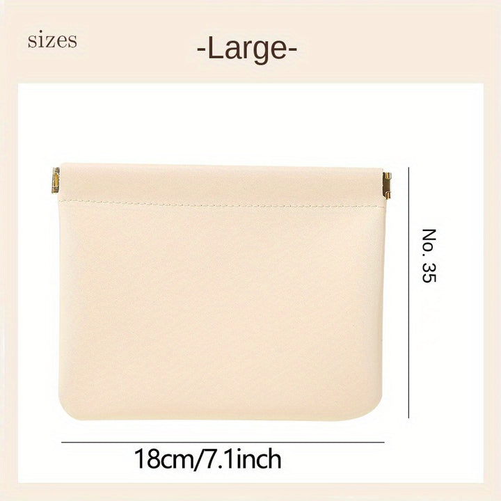 Portable And Efficient Cosmetic Bag, With Intelligent Automatic Closing Super Durable And Spacious Cosmetic Bag, With Automatic Closing, Convenient For Packaging And Travel - Total Trends Fusion