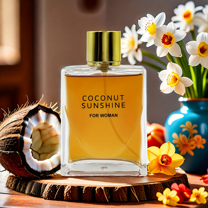 "Coconut Sunshine Eau De Toilette | Women’s Oriental Vanilla Perfume - 3.4oz"
