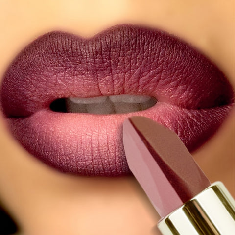 Dual-Ended Matte Lipstick - High Pigment, Two-Toned, Long-Lasting, Waterproof, Sweatproof, Non-Sticky Lip Liner for All Skin Types, Easy to Apply Mixed Color System Paste Formulation