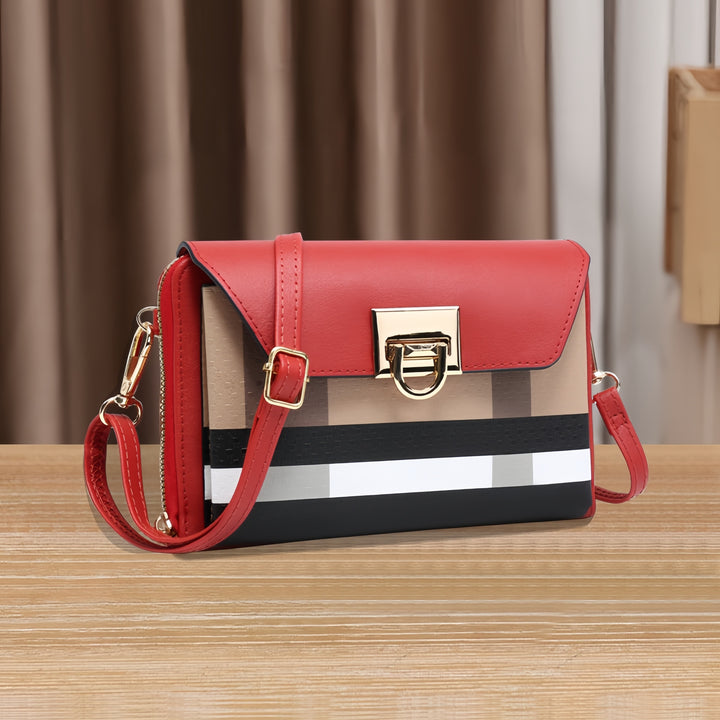 Tepilte Handbags for Women Fashion Teenage Girls Crossbody Bag Lightweight Plaid Pattern Shoulder Bag - Total Trends Fusion
