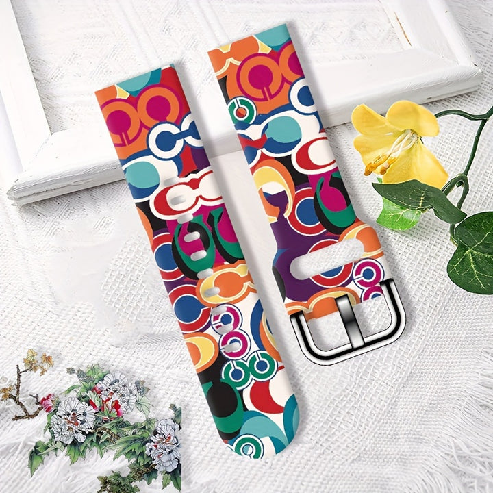 A Luxurious And Beautiful Watch Strap With Bright Colors And Simple Patterns. 20mm22mm Replacement Strap For Women, Simple And Fashionable - Total Trends Fusion