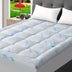 21-Inch Deep Pocket Extra Thick Bamboo Quilted Mattress Topper - Plush Pillow Top Mattress Cover with Soft Filling for Ultimate Comfort and Support - Hypoallergenic, Breathable, and Machine Washable - Total Trends Fusion