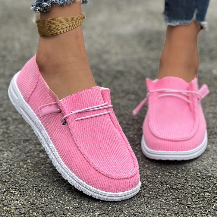 Women's Fashionable Solid Color Sports Shoes, Comfortable, Breathable And Lightweight Skateboard Shoes, Casual Daily Wear - Total Trends Fusion