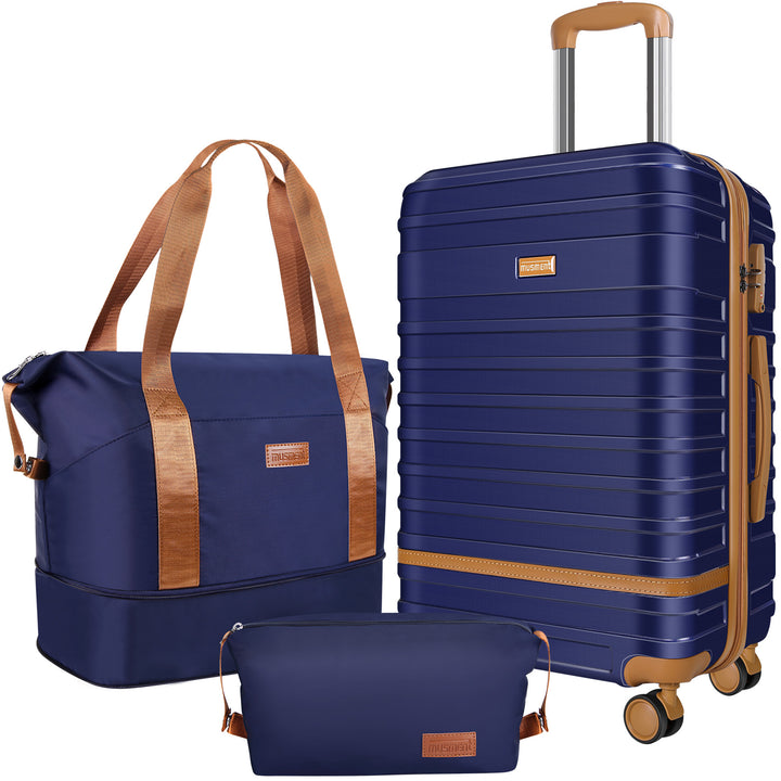 Expandable Suitcase Set Luggage Sets, 20 inch Carry On Luggage - Travel Duffel Bag with TSA Lock and Double Spinner Wheels - Total Trends Fusion
