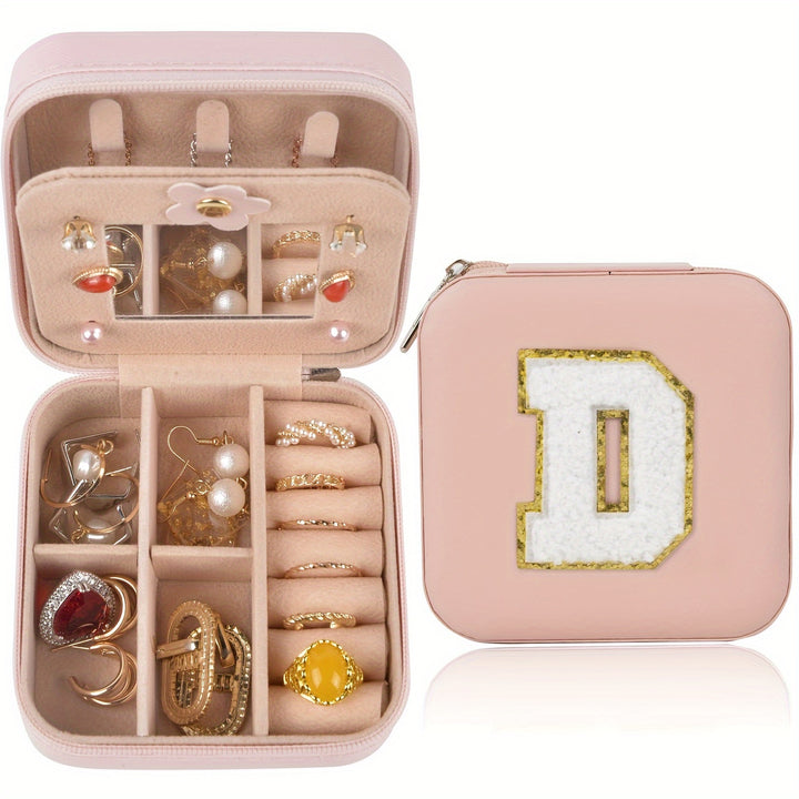 Compact Mini Travel Makeup Bag, Letter Design Simple And Causal Style Bag For Home And Travel Use - Total Trends Fusion