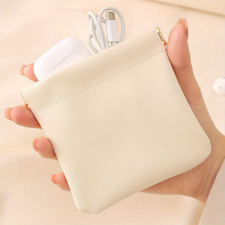 Portable And Efficient Cosmetic Bag, With Intelligent Automatic Closing Super Durable And Spacious Cosmetic Bag, With Automatic Closing, Convenient For Packaging And Travel - Total Trends Fusion