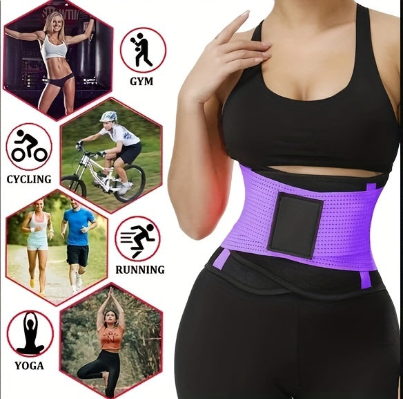 Letsfit Trainer For Women And Men, Adjustable Waist Cincher Trimmer, Slimming Body Shaper Belt For Workout Fitness Sports - Total Trends Fusion
