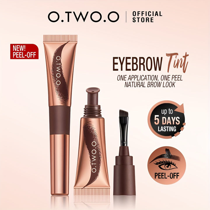 [Halloween trick or treat] 5-Day Tattoo Brow Gel - Semi-Permanent, Even Color, Long-Lasting Makeup - Effortless, Peel-Off For Natural-Looking Brows Daily Essential otwoo - Total Trends Fusion