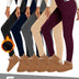 "5pcs Women’s Yoga Leggings with Pockets | Low Waist Stretchy Activewear"