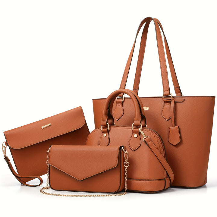 Bagsure Handbag Set, Purse Sets For Women, Tote Bag 4 Pcs, Fashion Purse Sets Women's Handbags The Tote Bag Handbags Sets - Total Trends Fusion