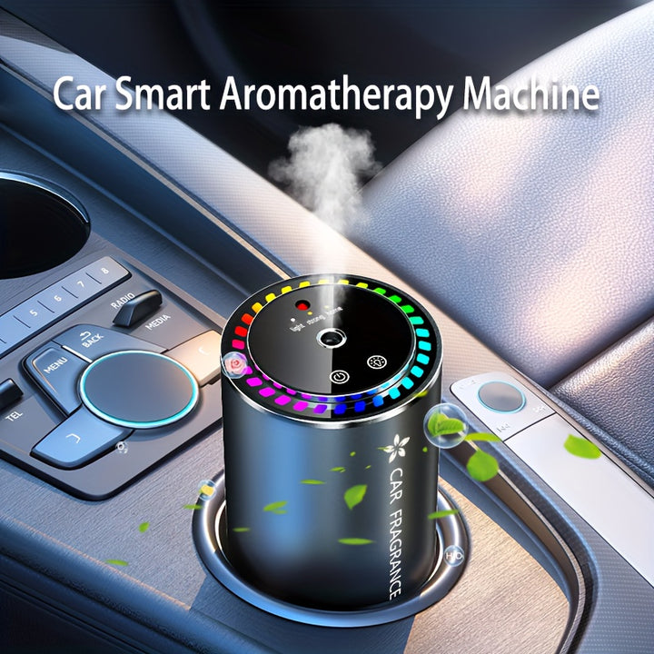 Smart Car Air Fresheners Fagrance Perfumery Scent Aromatherapy Essential Oil Diffuser Automotive Aroma Machine With Starry Sky Projection - Total Trends Fusion