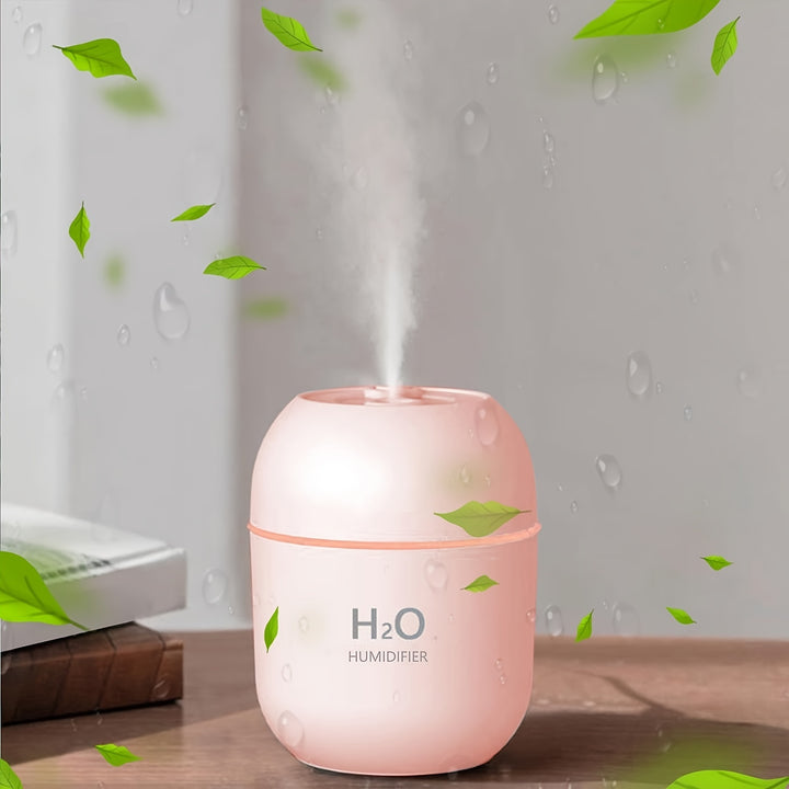 Humidifiers For Bedroom Cool Mist Humidifier (220ML Water Tank) Quiet Ultrasonic Humidifiers For Bedroom & Room Easy To Fill & Clean Cool Mist Air Humidifier For Home & Plants - Total Trends Fusion