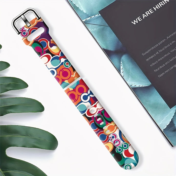 A Luxurious And Beautiful Watch Strap With Bright Colors And Simple Patterns. 20mm22mm Replacement Strap For Women, Simple And Fashionable - Total Trends Fusion
