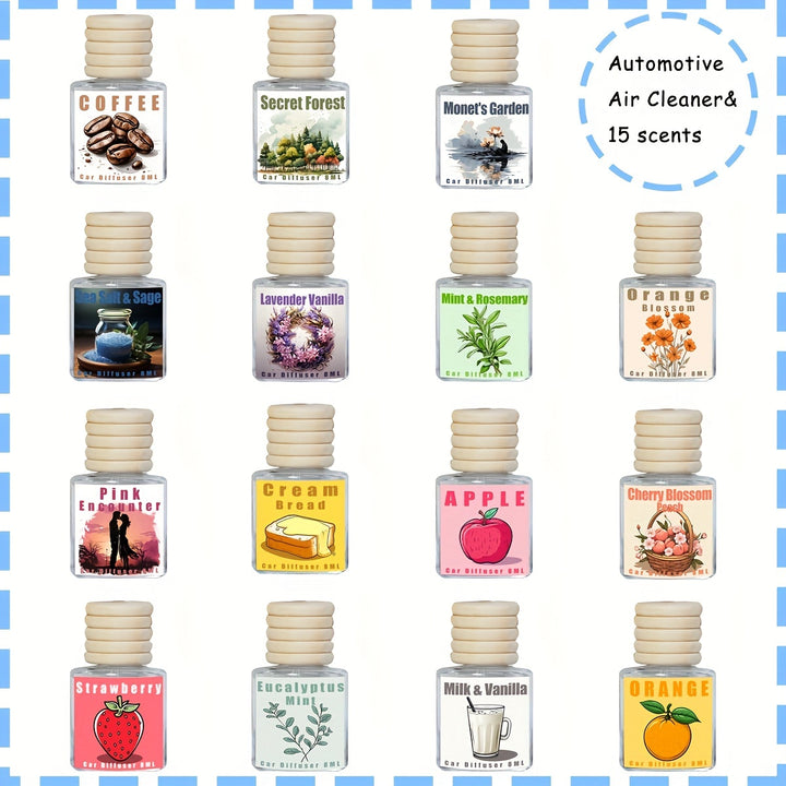 Hanging Car Fragrance, Car Air Freshener, Car Air Scent Diffuser, Long Lasting Fragrance - Total Trends Fusion