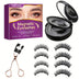 8 Pairs Reusable Dual Magnetic Eyelashes Kit, No Glue 3D False Eyelashes with Applicator, Waterproof, Easy to Wear, Natural Looking - Total Trends Fusion