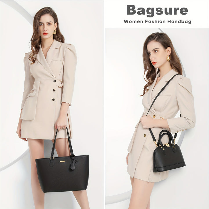 Bagsure Handbag Set, Purse Sets For Women, Tote Bag 4 Pcs, Fashion Purse Sets Women's Handbags The Tote Bag Handbags Sets - Total Trends Fusion