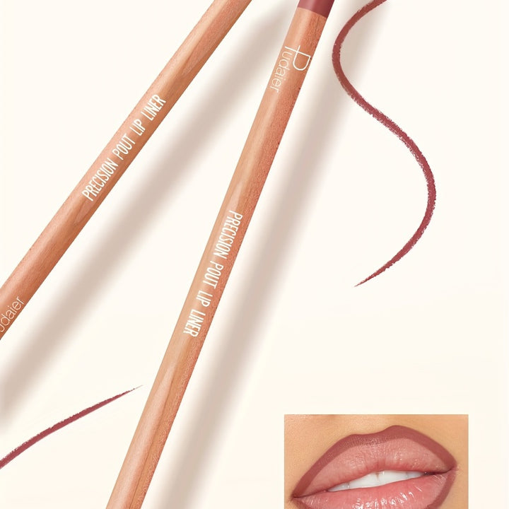 12pcs Matte Nude Lip Liner Pencil Set - Smooth, Easy to Apply, Long Lasting, Waterproof, Lip Outline Makeup Pen with Precise Tip - Total Trends Fusion