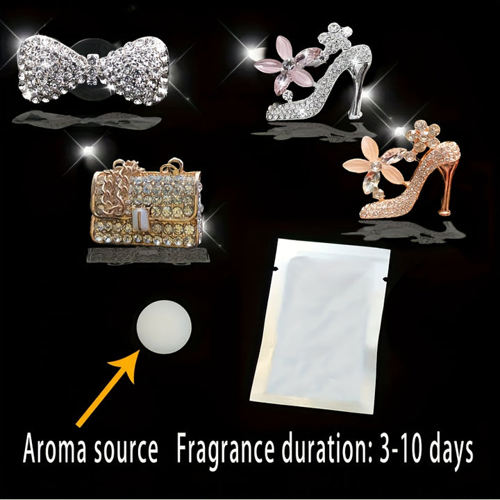 6/8pcs Car Air Aroma Diffusers & Car Air Vent Perfume Clips Fashionable Multiple Colors Suitable For Beautiful Women Gift Giving - Total Trends Fusion