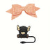 2pcs Set tool brand Container Straw Toppers with Cat Paw Charms & Bowknots - Perfect for Party Decorations - Total Trends Fusion