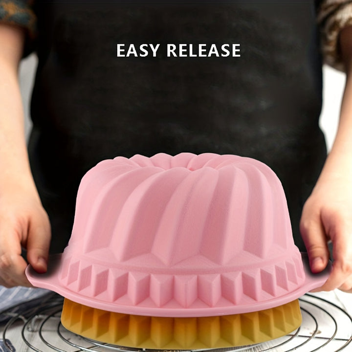 6pcs, Nonstick Silicone Bakeware Set, Cake Pan, Muffin Pan, Bundt Pan, Loaf Pan, Heat Resistant Bread Molds, Baking Tools, Kitchen Gadgets, Kitchen Accessories - Total Trends Fusion