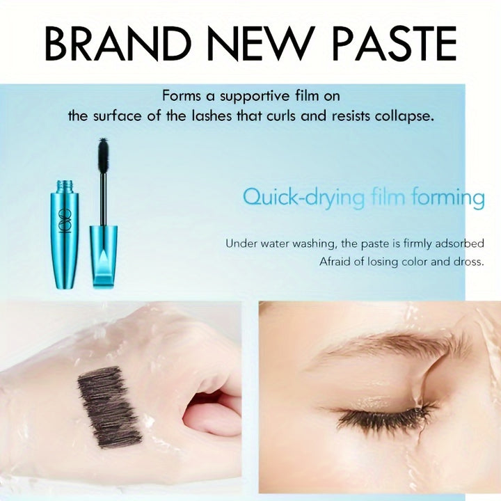 Buy 2 Get 1 Free, total of 3 Pcs Dramatic Volume Mascara - Long-Lasting, Waterproof, Smudge-Proof Mascara for Extreme Curl, Length, and Drama - Up to 24 Hours of Wear, Deep, Rich Extreme Black Color - Total Trends Fusion