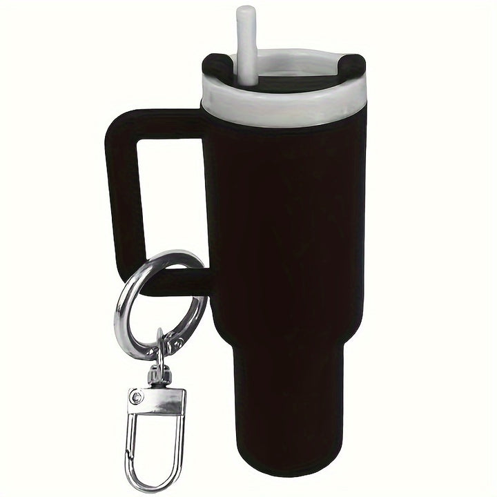 Mini Water Bottle Keychain - Street Style, Plastic Material, Suitable for Men And Women - Total Trends Fusion