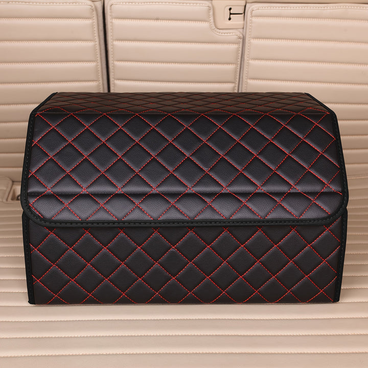 Car Trunk Organizer Box Storage Box, Car Storage Box Multiuse Tools Storage Bag, Multi Compartment Collapsible Trunk Storage Box For Car Truck SUV - Total Trends Fusion