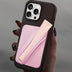 Lip Gloss Holder Phone Case, Secure Silicone Lipstick Lip Balm Holder Of Cell Phone, Adhesive Stick On For Back, Compatible For IPhone Samsung Galaxy Moto And Android Smartphones, Pink, White, Black - Total Trends Fusion