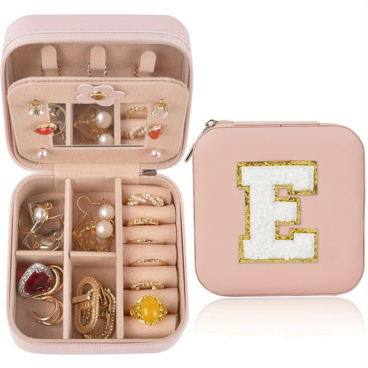 Compact Mini Travel Makeup Bag, Letter Design Simple And Causal Style Bag For Home And Travel Use - Total Trends Fusion