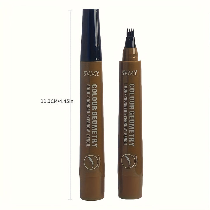 12pcs Quad Eyebrow Pen Set Waterproof Eyebrow Pen, Durable and Colorless, Exquisite Eyebrow Shape - Total Trends Fusion