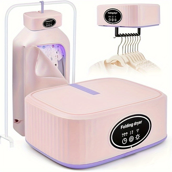 Portable Clothes Dryer, Mini Dryer Machine With Timing Function Equipped - Compact And Convenient Drying Solution For Apartment, Dorm, RV - Quick And Easy To Use Compact Dryer Machine With Dryer Bag For Delicate Garments - Total Trends Fusion