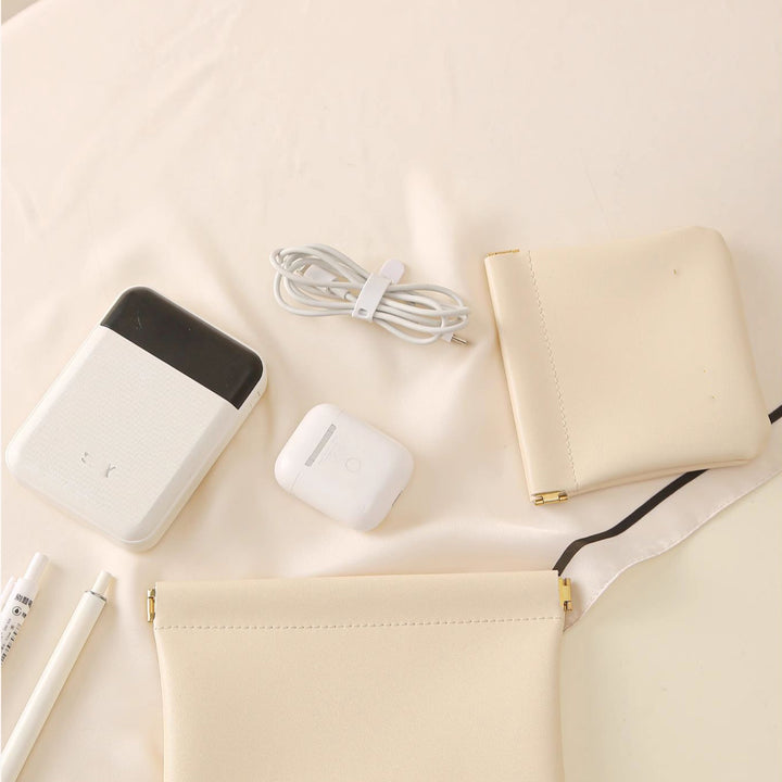 Portable And Efficient Cosmetic Bag, With Intelligent Automatic Closing Super Durable And Spacious Cosmetic Bag, With Automatic Closing, Convenient For Packaging And Travel